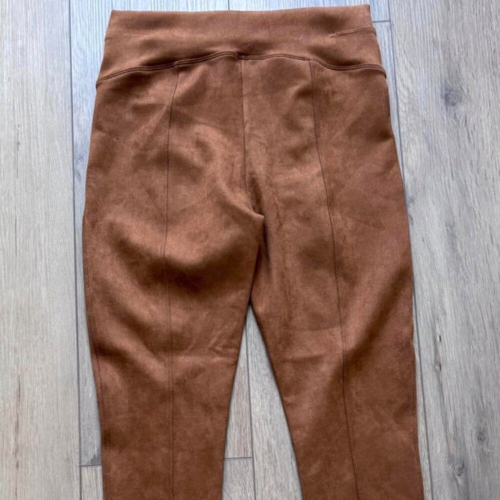 Brown Suede Spanx Leggings (Worn Once)